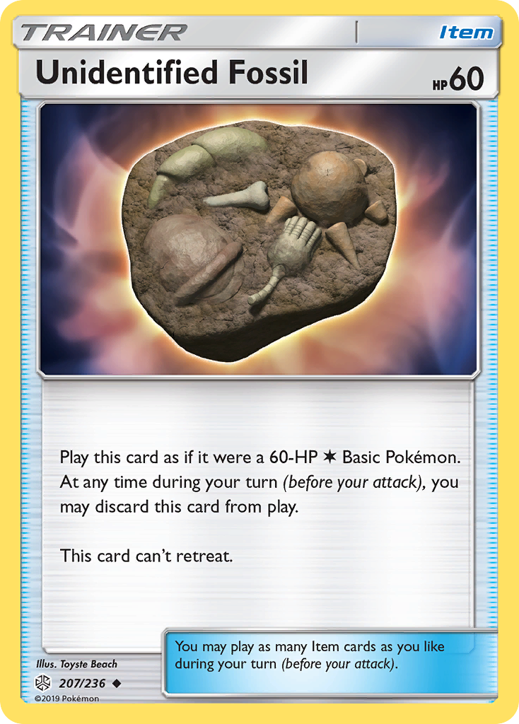 Unidentified Fossil/236  SM  Cosmic Eclipse - Uncommon