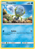 Dewpider 045  SM Base Set - Common
