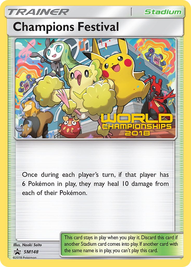 Champions Festival - SM148 (World Championships 2018) [Champion]  SM Promos - Promo