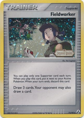 Fieldworker 073  - Reverse Holofoil Legend Maker - Uncommon
