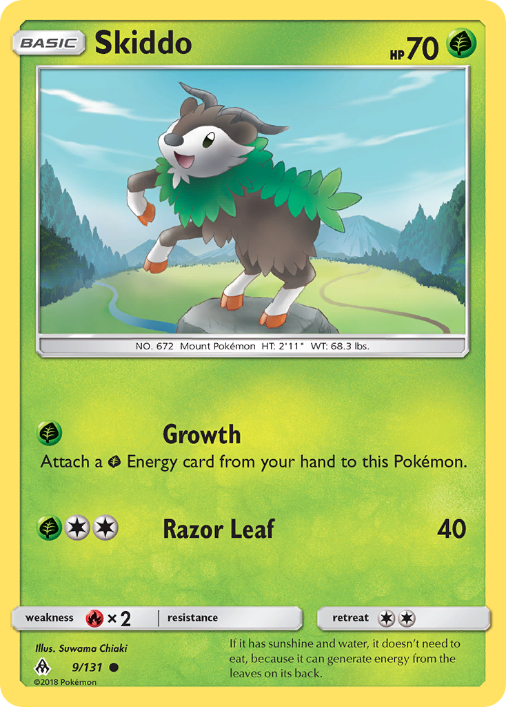 Skiddo  SM  Forbidden Light - Common