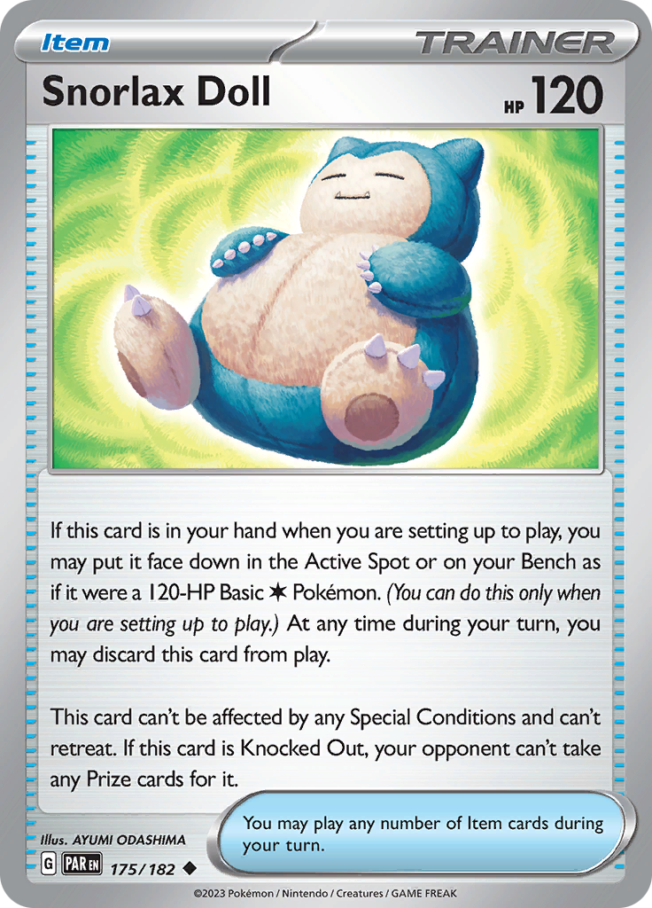 Snorlax Doll 175  SV04 Paradox Rift - Uncommon