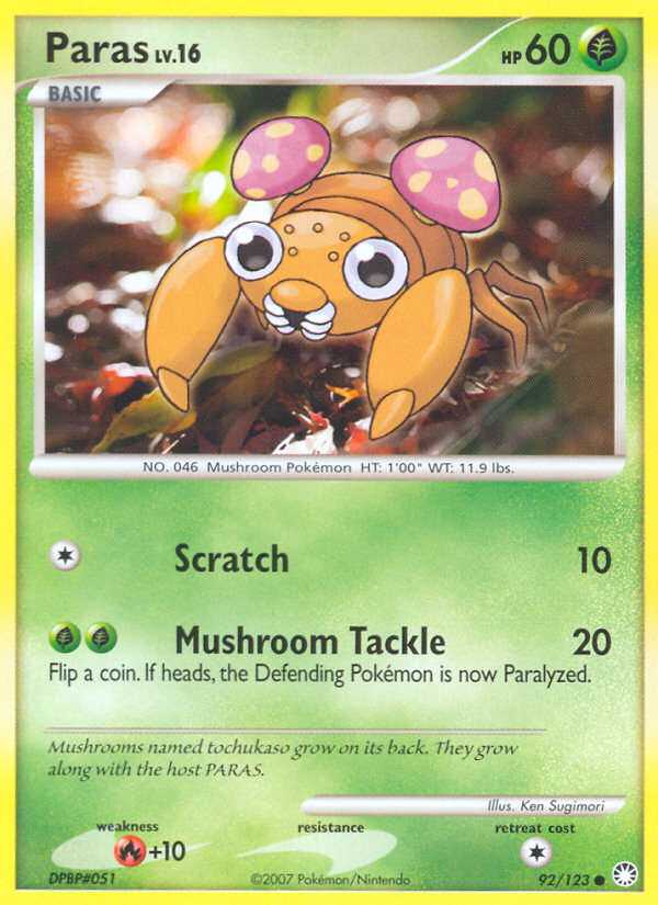 Paras  Mysterious Treasures - Common