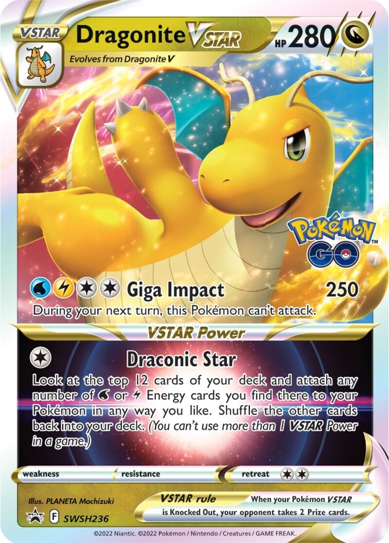 Dragonite VSTAR SWSH236  - Holofoil SWSH Sword & Shield Promo Cards - Promo