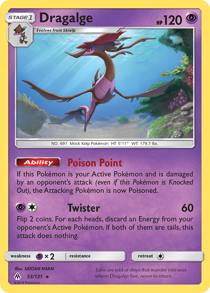 Dragalge  SM  Forbidden Light - Rare