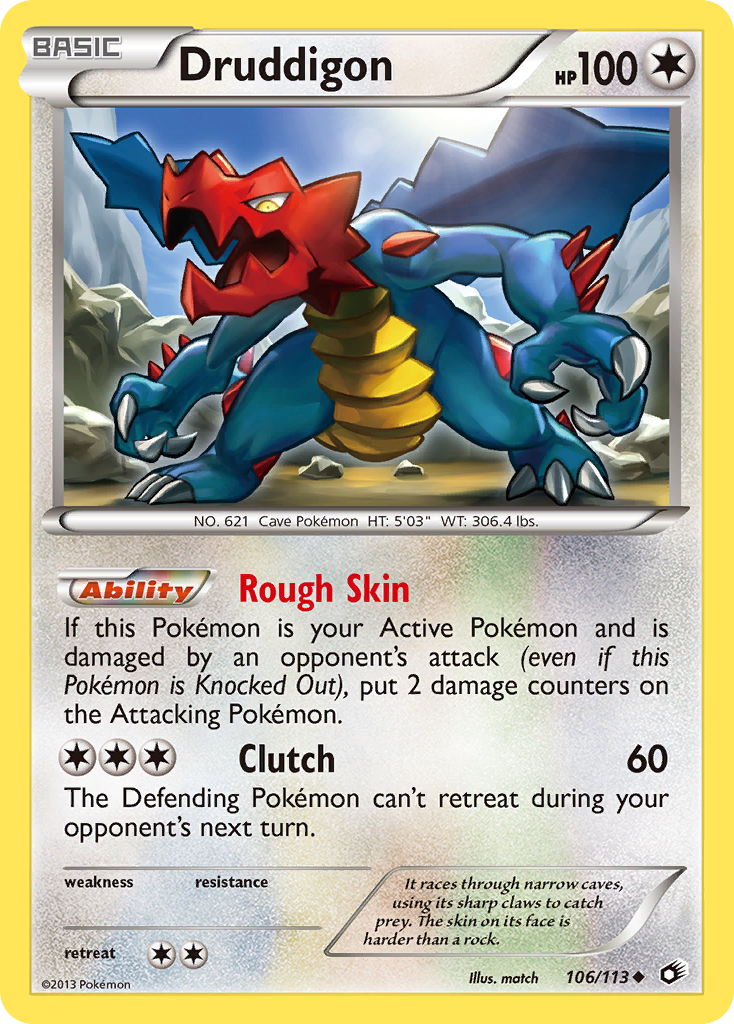Druddigon  Legendary Treasures - Uncommon