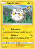 Togedemaru 053  SM Base Set - Common