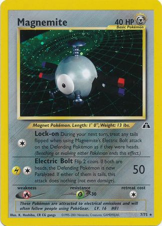 Magnemite (7)/75  Neo Discovery - Holo Rare