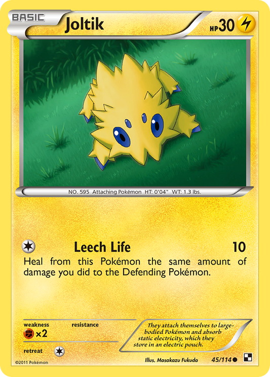 Joltik (45) 045  Black and White - Common