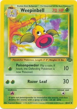Weepinbell 048/64  - Unlimited Jungle - Uncommon