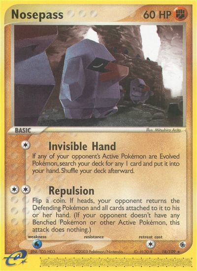 Nosepass  Ruby and Sapphire - Rare