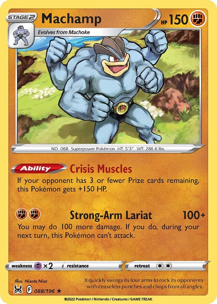 Machamp 088  - Holofoil SWSH11 Lost Origin - Holo Rare