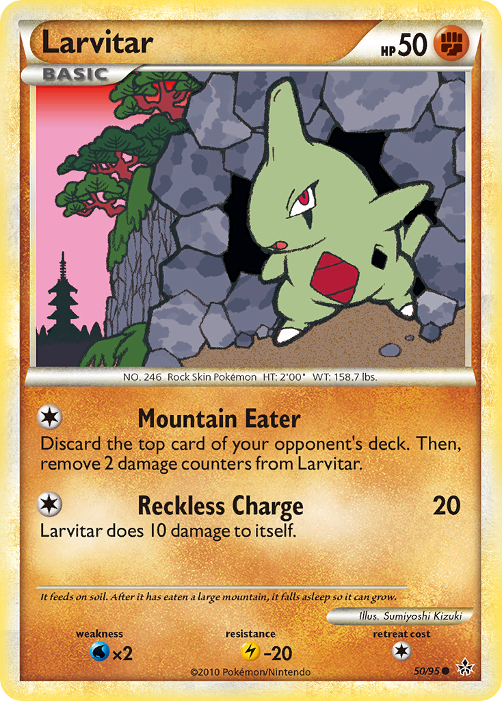 Larvitar (50) 050  Unleashed - Common