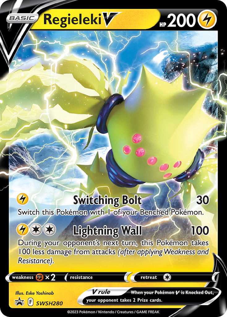 Regieleki V - SWSH280  - Holofoil Jumbo Cards - Promo