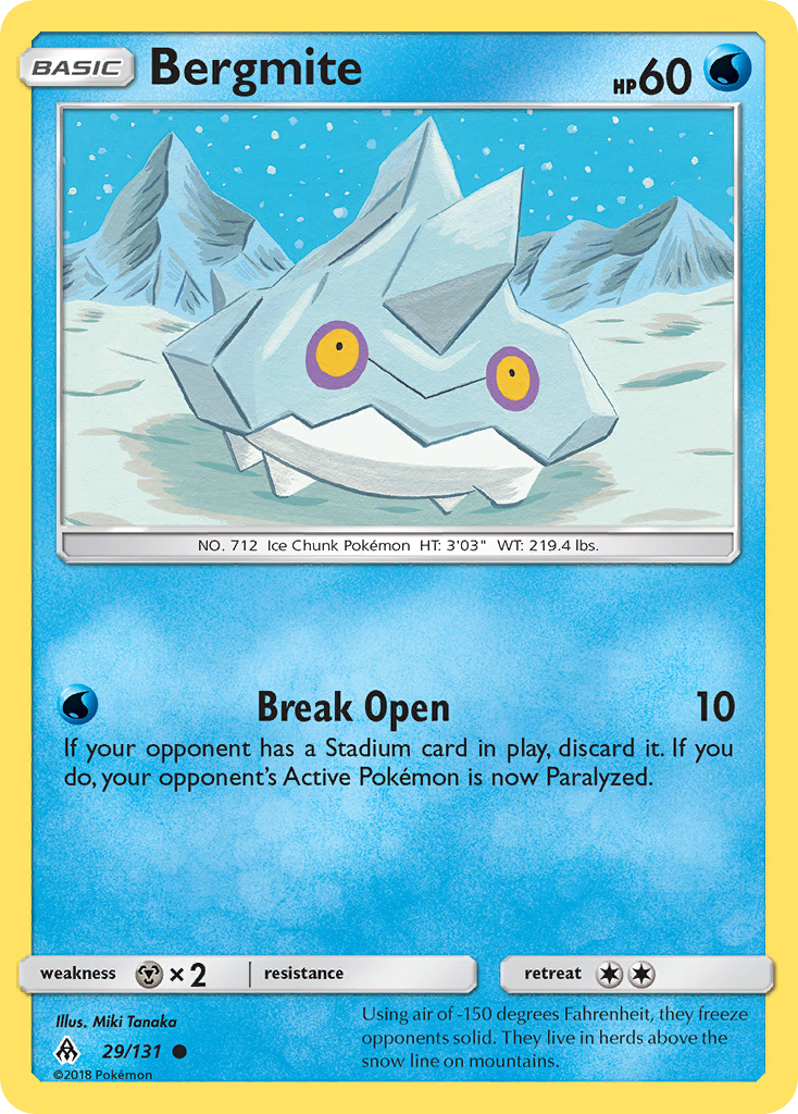 Bergmite  SM  Forbidden Light - Common
