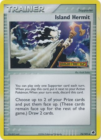Island Hermit  - Reverse Holofoil Dragon Frontiers - Uncommon