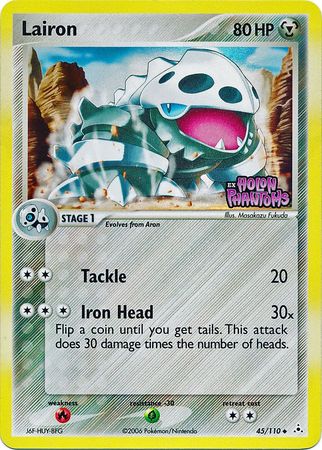 Lairon  - Reverse Holofoil Holon Phantoms - Uncommon