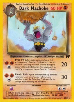 Dark Machoke 040  - Unlimited Team Rocket - Uncommon