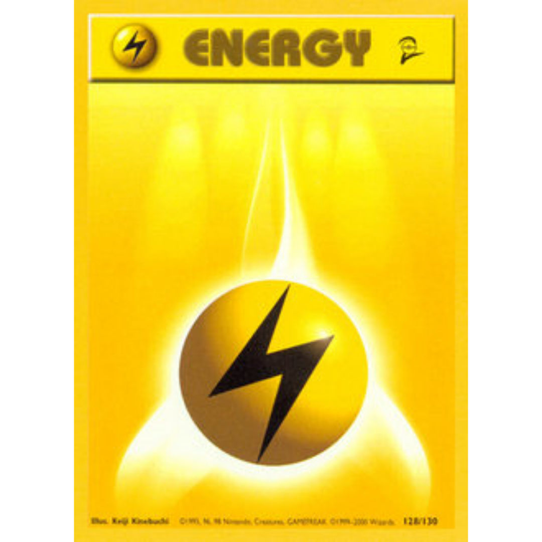 Lightning Energy 128  Base Set 2 - Common