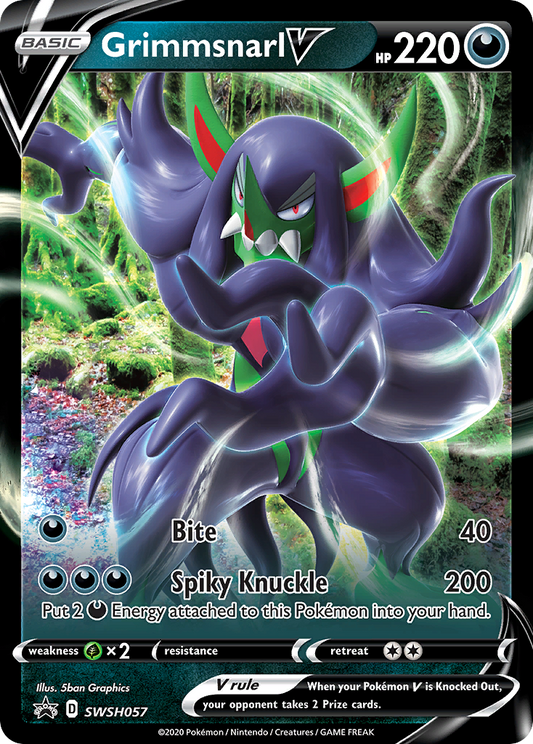 Grimmsnarl V - SWSH057  - Holofoil Jumbo Cards - Promo