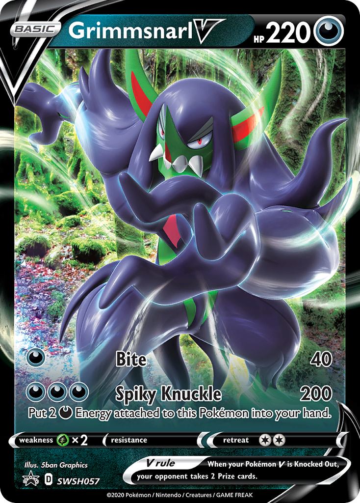 Grimmsnarl V - SWSH057  - Holofoil Jumbo Cards - Promo