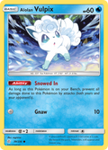 Alolan Vulpix 039  SM  Cosmic Eclipse - Common