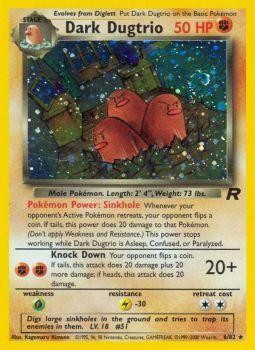 Dark Dugtrio (6) 006  Team Rocket - Holo Rare
