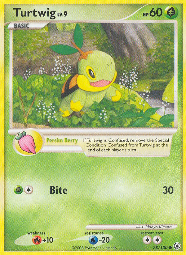 Turtwig (78)  Majestic Dawn - Uncommon