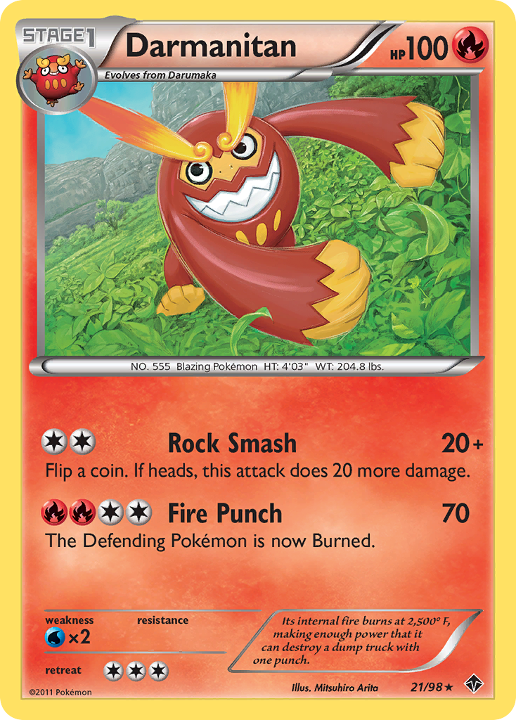 Darmanitan  Emerging Powers - Rare