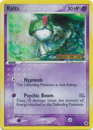 Ralts 060  - Reverse Holofoil Dragon Frontiers - Common