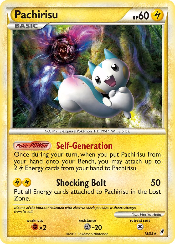 Pachirisu/95  - Holofoil Call of Legends - Holo Rare