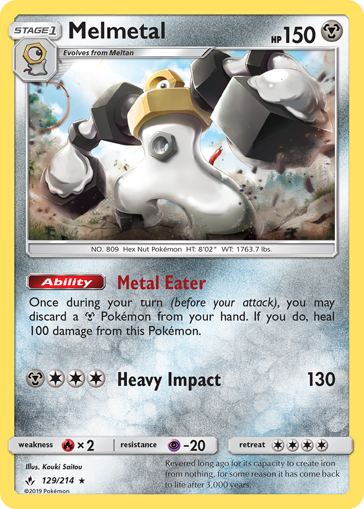 Melmetal  - Holofoil SM  Unbroken Bonds - Holo Rare