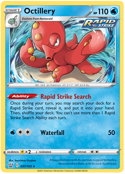 Octillery - 037/163/163  Deck Exclusives - Rare