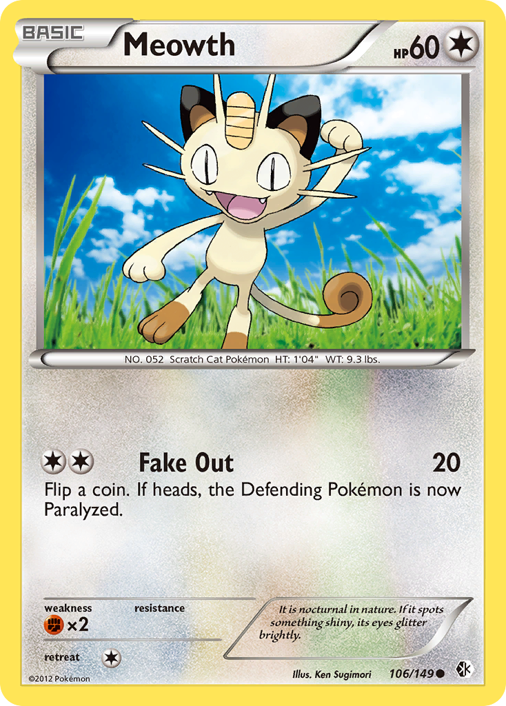 Meowth  Boundaries Crossed - Common