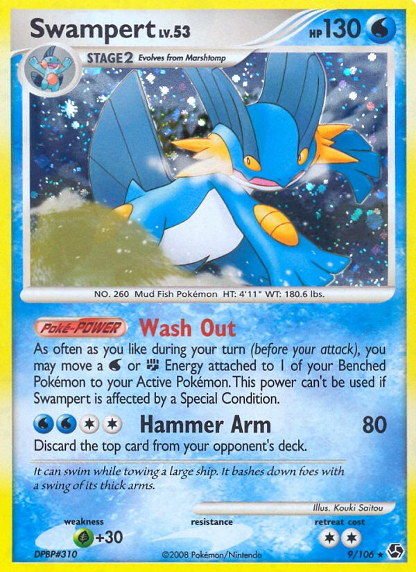Swampert  - Holofoil Great Encounters - Holo Rare