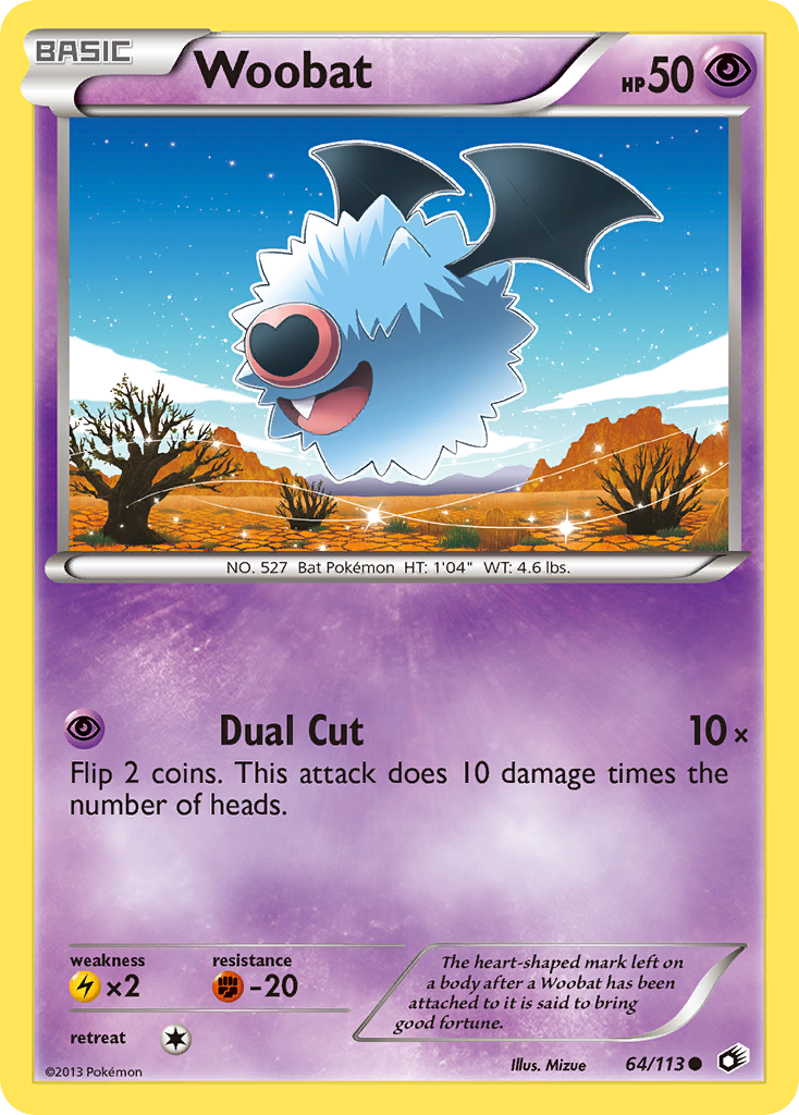 Woobat  Legendary Treasures - Common