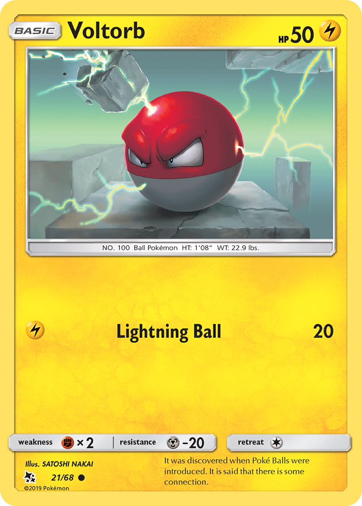 Voltorb 021  Hidden Fates - Common