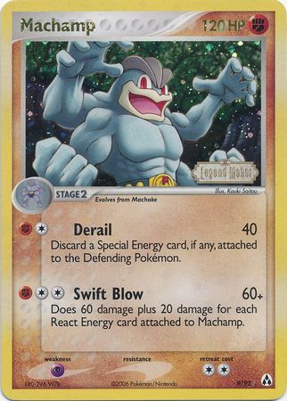 Machamp  - Reverse Holofoil Legend Maker - Holo Rare