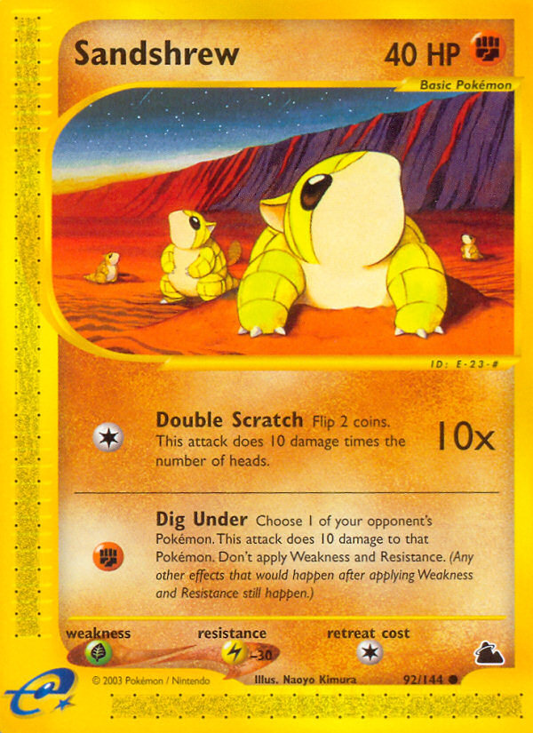 Sandshrew  Skyridge - Common