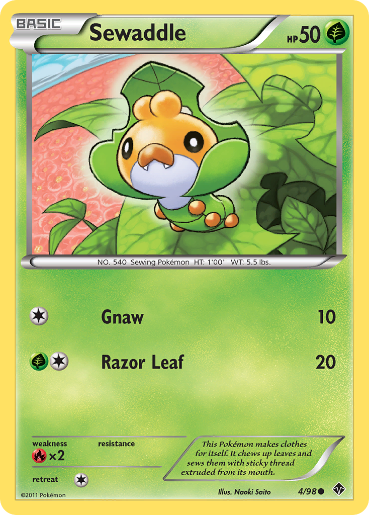 Sewaddle (4)  Emerging Powers - Common