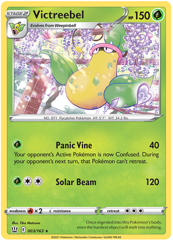 Victreebel 003  SWSH05 Battle Styles - Rare