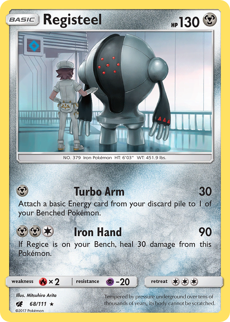 Registeel 068  SM  Crimson Invasion - Rare