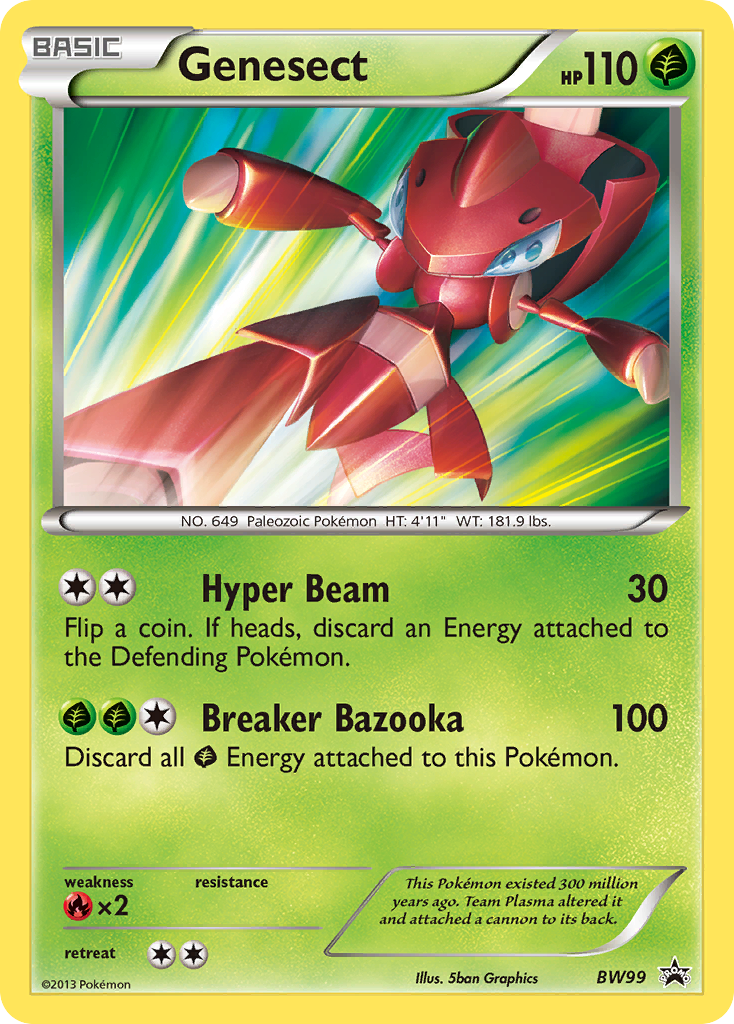 Genesect BW99  - Holofoil Black and White Promos - Promo