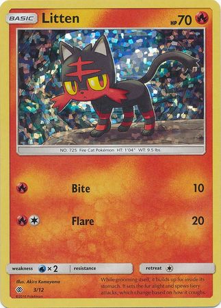 Litten - 3/12/12  - Holofoil McDonalds Promos 2017 - Promo