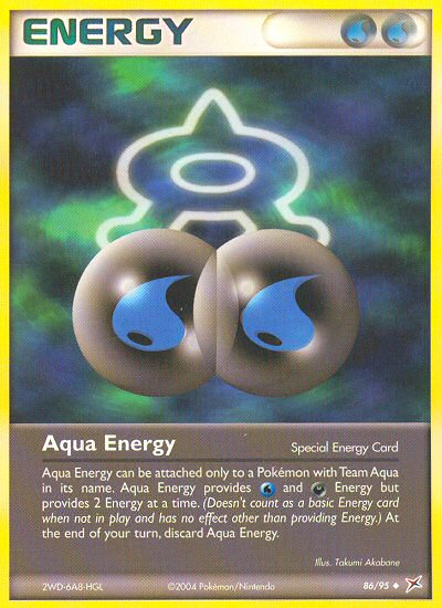 Aqua Energy  Team Magma vs Team Aqua - Uncommon
