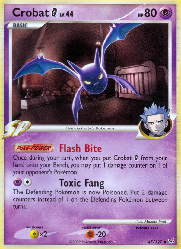 Crobat G 047  Platinum - Uncommon