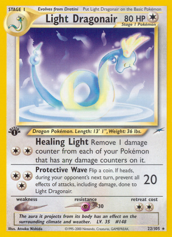 Light Dragonair/105  - 1st Edition Neo Destiny - Rare