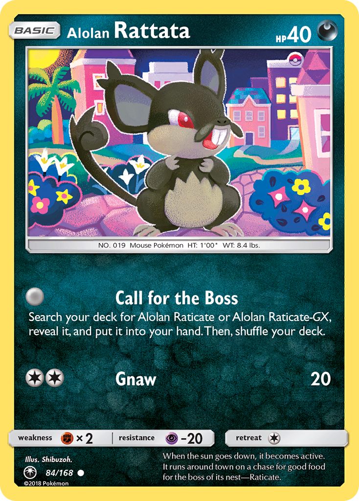 Alolan Rattata 084  SM  Celestial Storm - Common