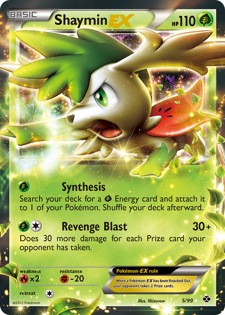 Shaymin EX  - Holofoil Next Destinies - Ultra Rare