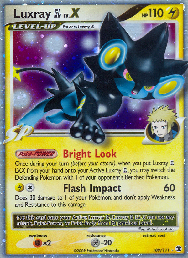 Luxray GL Lv.X  - Holofoil Rising Rivals - Ultra Rare